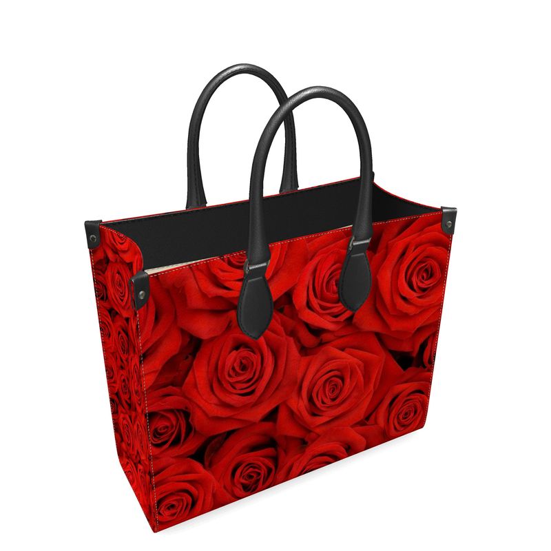 OOTO - ROSE GARDEN - Leather Shopper Bag - 2 SIZES - 2 LEATHERS -