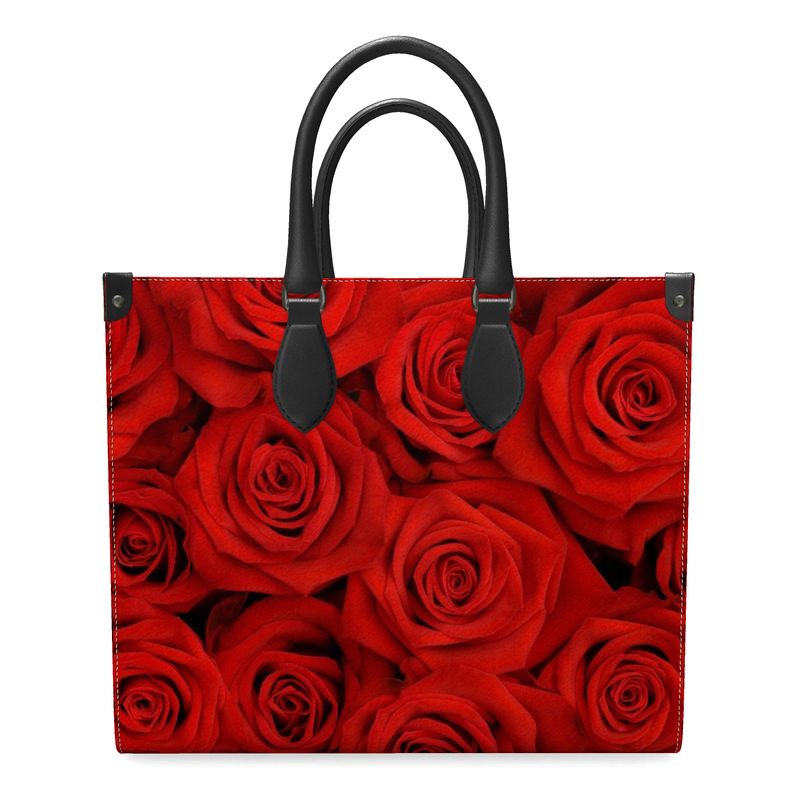 OOTO - ROSE GARDEN - Leather Shopper Bag - 2 SIZES - 2 LEATHERS -