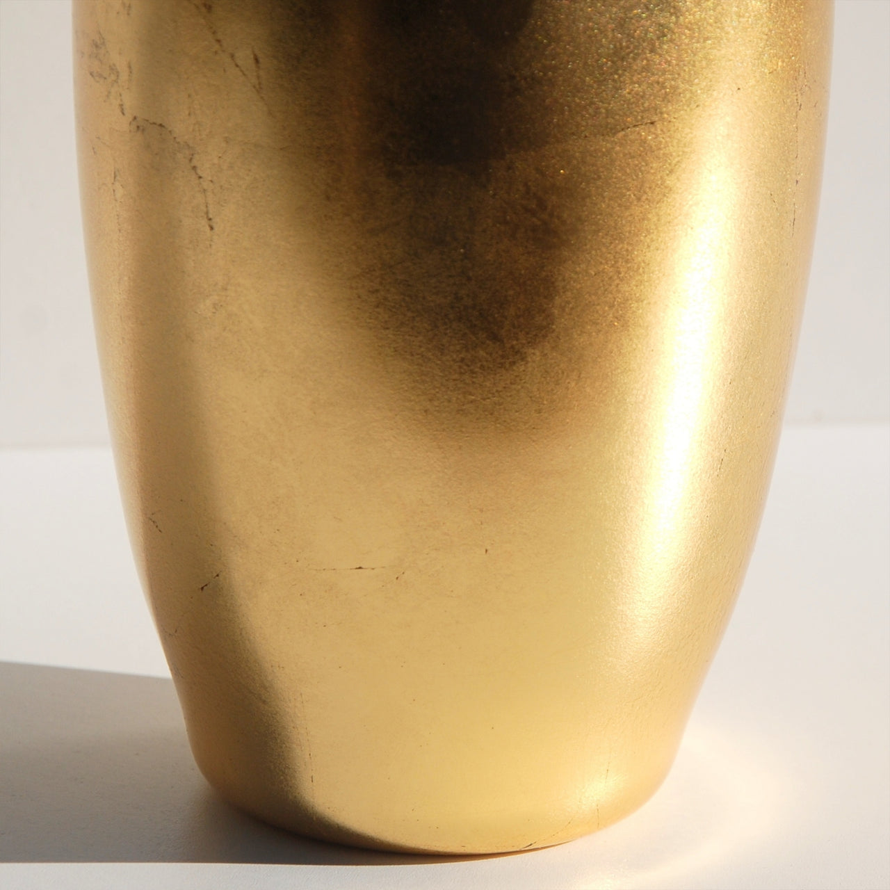 GILT - 10" Gold Gilded Flower Vase -