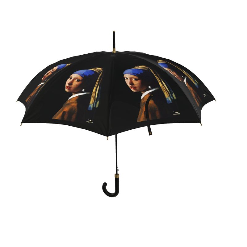 OOTOrella - VERMEERS' THE GIRL WITH THE PEARL EAR RING X OOTO - Umbrella - 2 HANDLE COLORS -