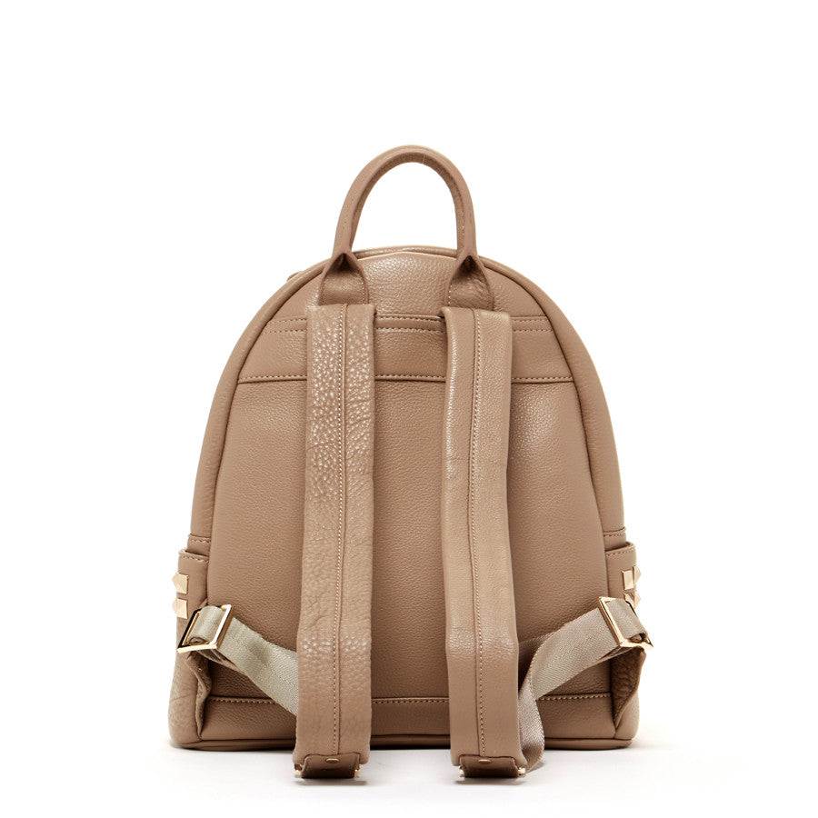 Diana Cement Leather Backpack Purse -