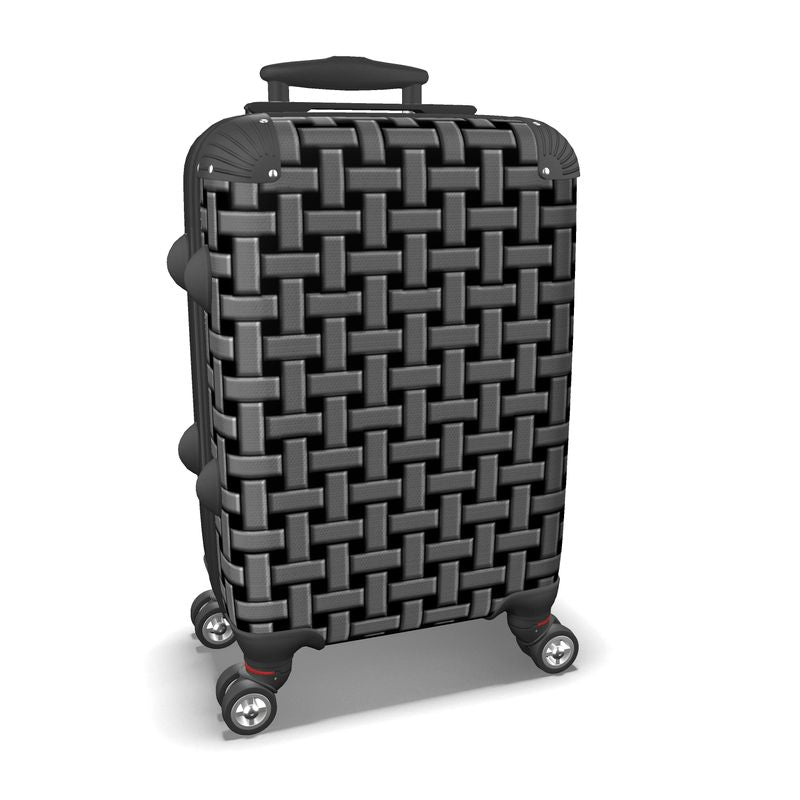 IN CASE OF OOTO - GREY WEAVE ON BLACK - suitcase - 1 COLOR -