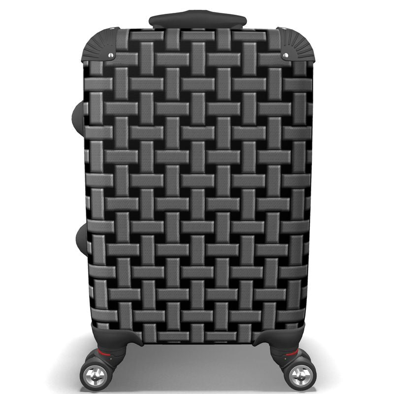 IN CASE OF OOTO - GREY WEAVE ON BLACK - suitcase - 1 COLOR -