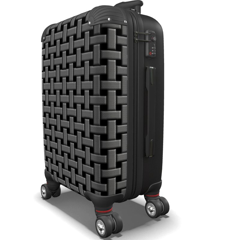 IN CASE OF OOTO - GREY WEAVE ON BLACK - suitcase - 1 COLOR -