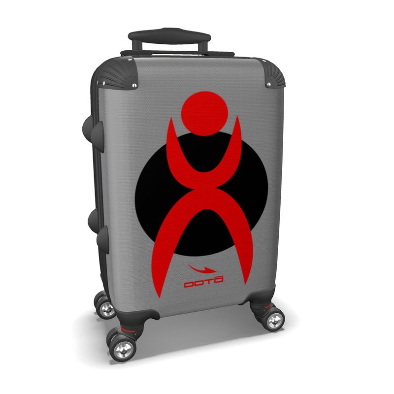 IN CASE OF OOTO - GLYPHIC EN RED OVER BLACK - suitcase - 1 COLOR -