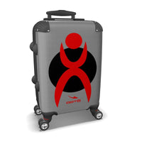 Thumbnail for IN CASE OF OOTO - GLYPHIC EN RED OVER BLACK - suitcase - 1 COLOR -