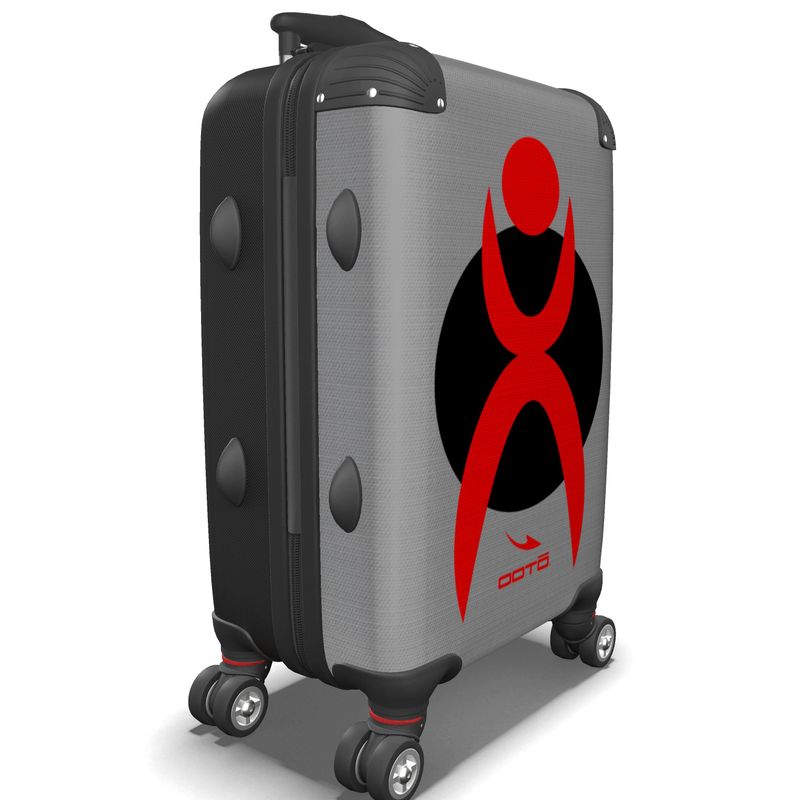 IN CASE OF OOTO - GLYPHIC EN RED OVER BLACK - suitcase - 1 COLOR -