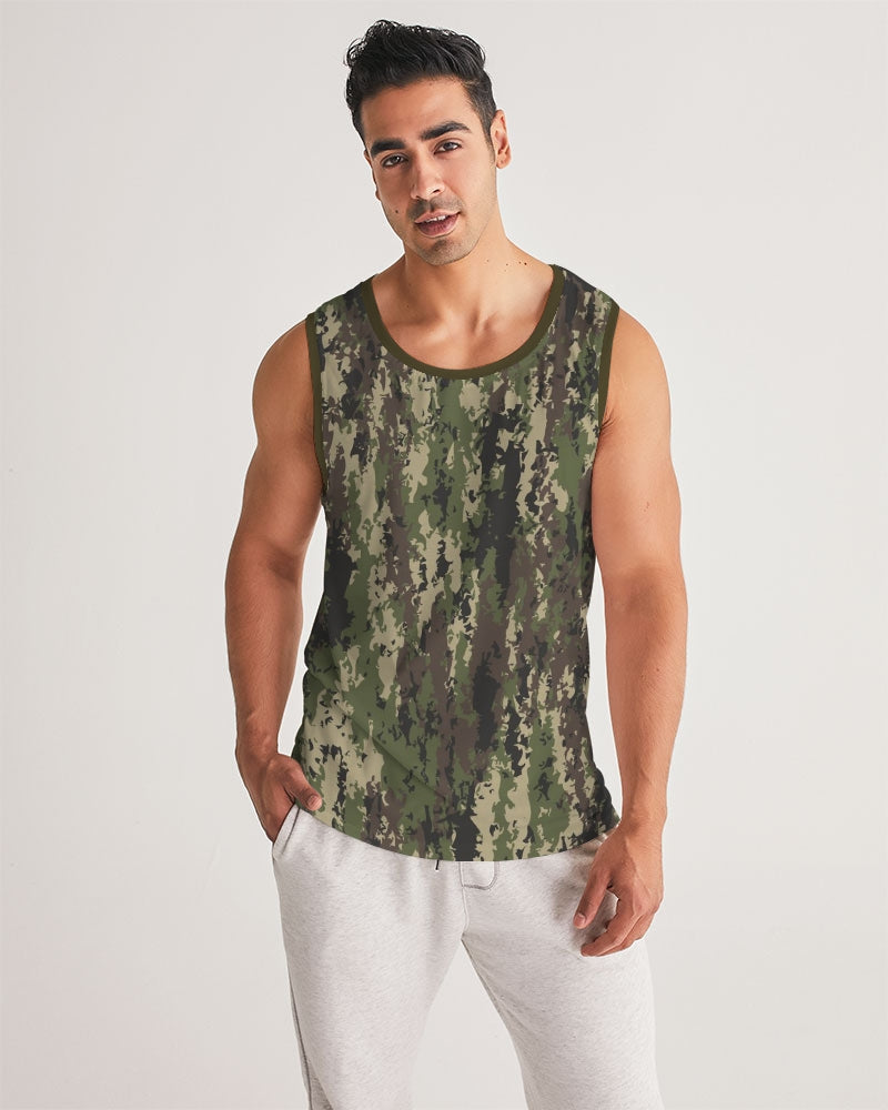 Chaluisant - Graphic Camo Men's Tank Top - 1 COLOR -