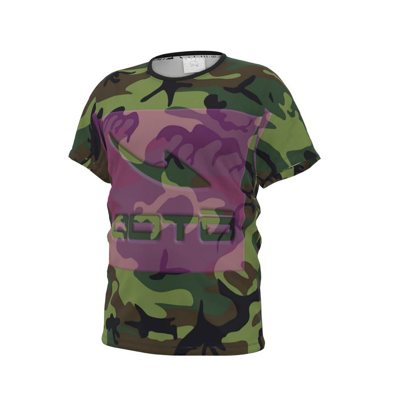 CAMO WITH XPARENT PINK - tee - 1 COLOR -