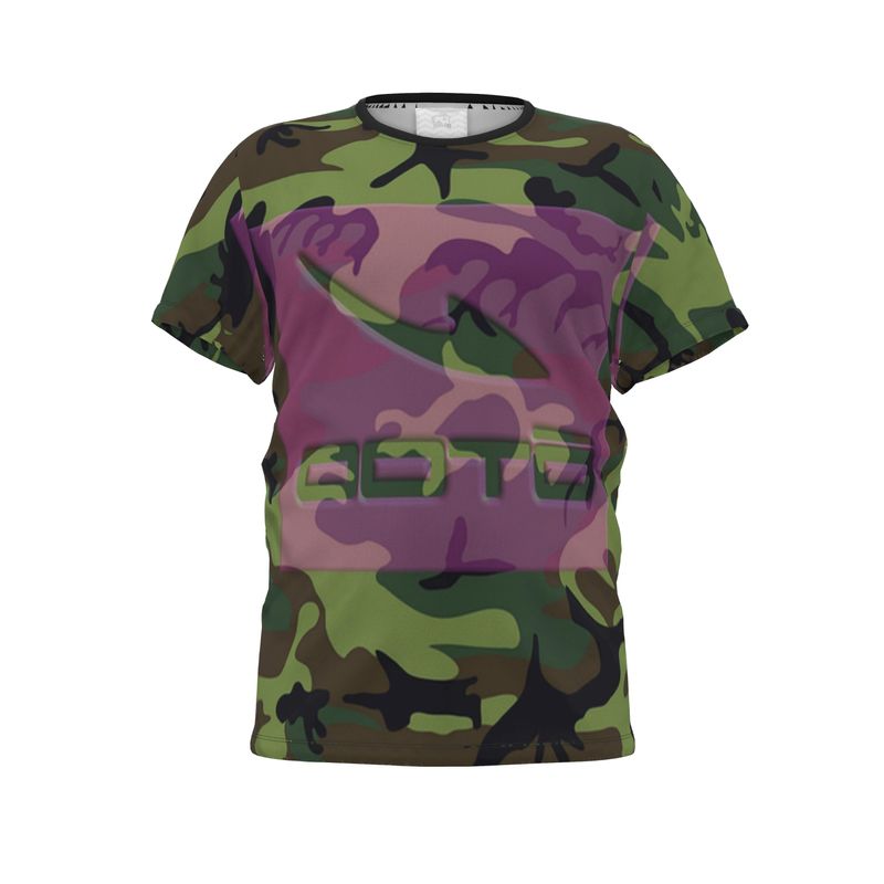 CAMO WITH XPARENT PINK - tee - 1 COLOR -