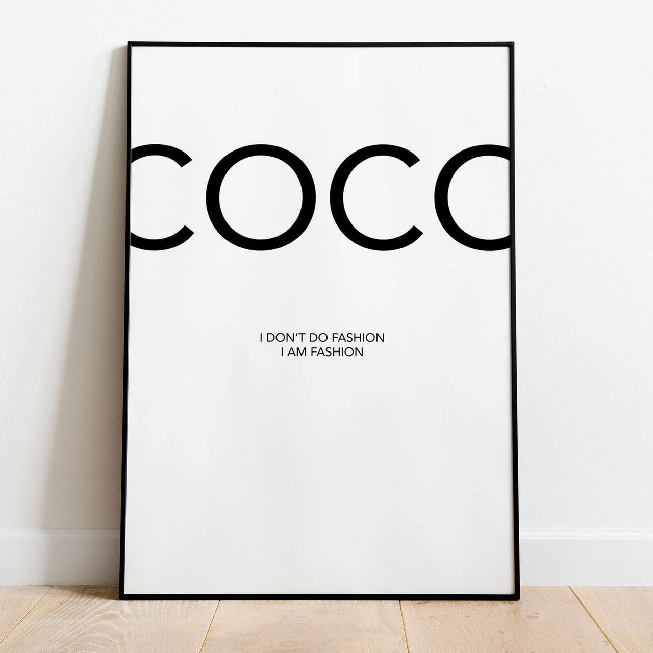 COCO (CHANEL) - Designer Image - USA Printed - 4 SIZES -