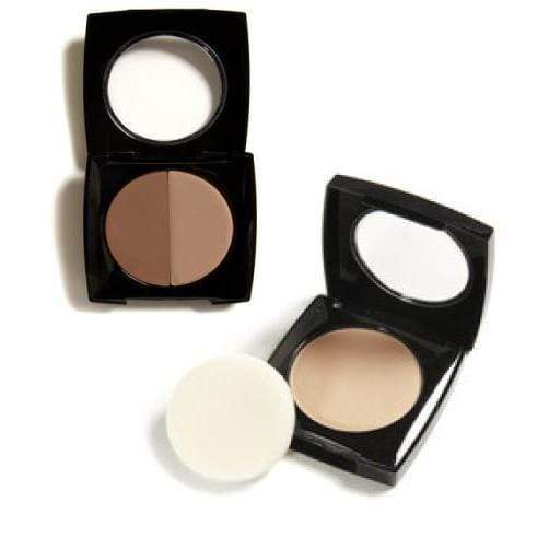 Danyel' Duo Blenders Contouring Foundation - Tawny Beige/Soft Beige & Translucent Pressed Powder -