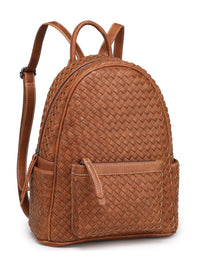 Thumbnail for Shomico - Woven Backpack Purse for Women - Camel - 1 COLOR -