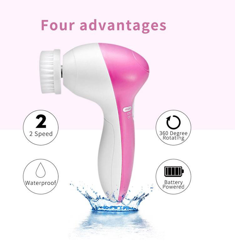 Savoy - 3-In-1 Electric Facial Cleansing Brush - 1 COLOR -