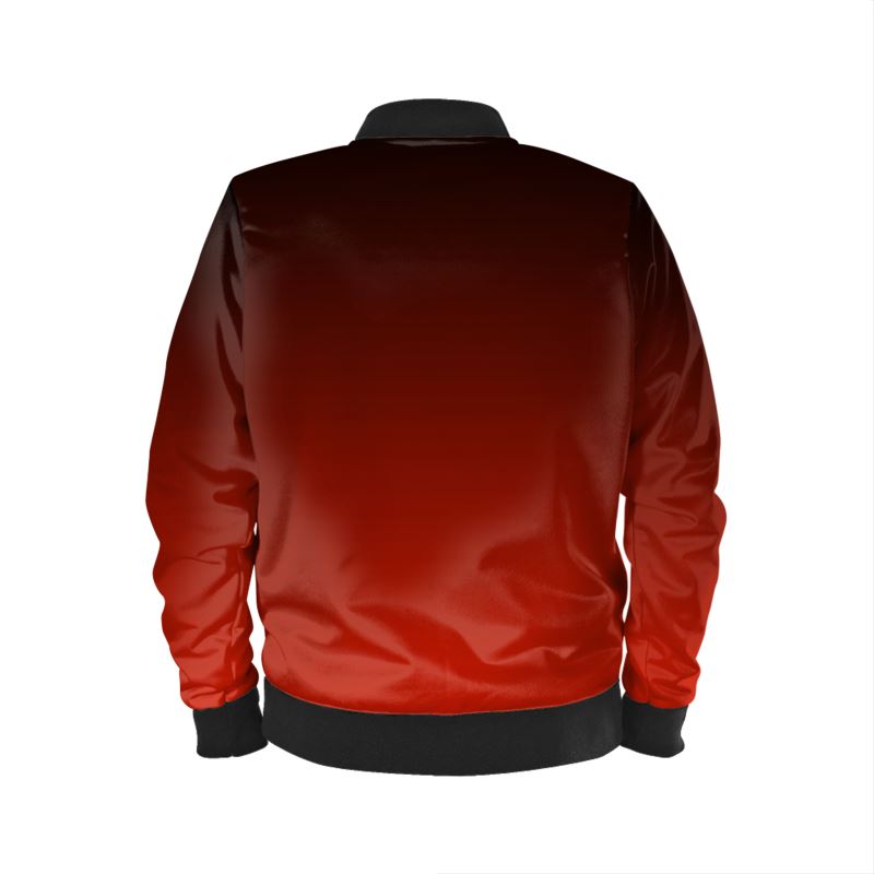 OOTO - BLACK TO RED - Mens bomber jacket - 4 INNER/OUTER FINISHES -