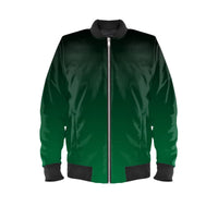 Thumbnail for OOTO - BLACK TO GREEN - Mens bomber jacket - 4 INNER/OUTER FINISHES -