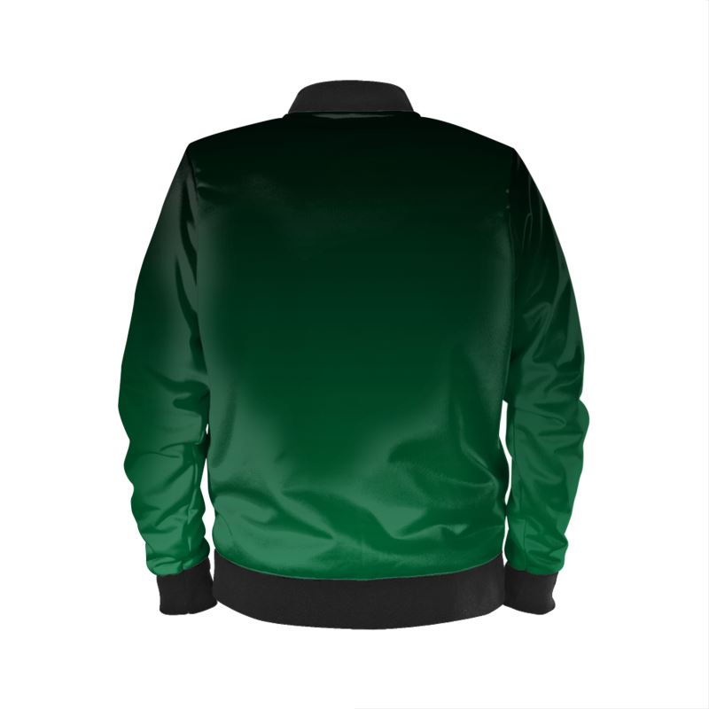 OOTO - BLACK TO GREEN - Mens bomber jacket - 4 INNER/OUTER FINISHES -