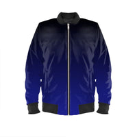 Thumbnail for OOTO - BLACK TO BLUE - Mens bomber jacket - 4 INNER/OUTER FINISHES -