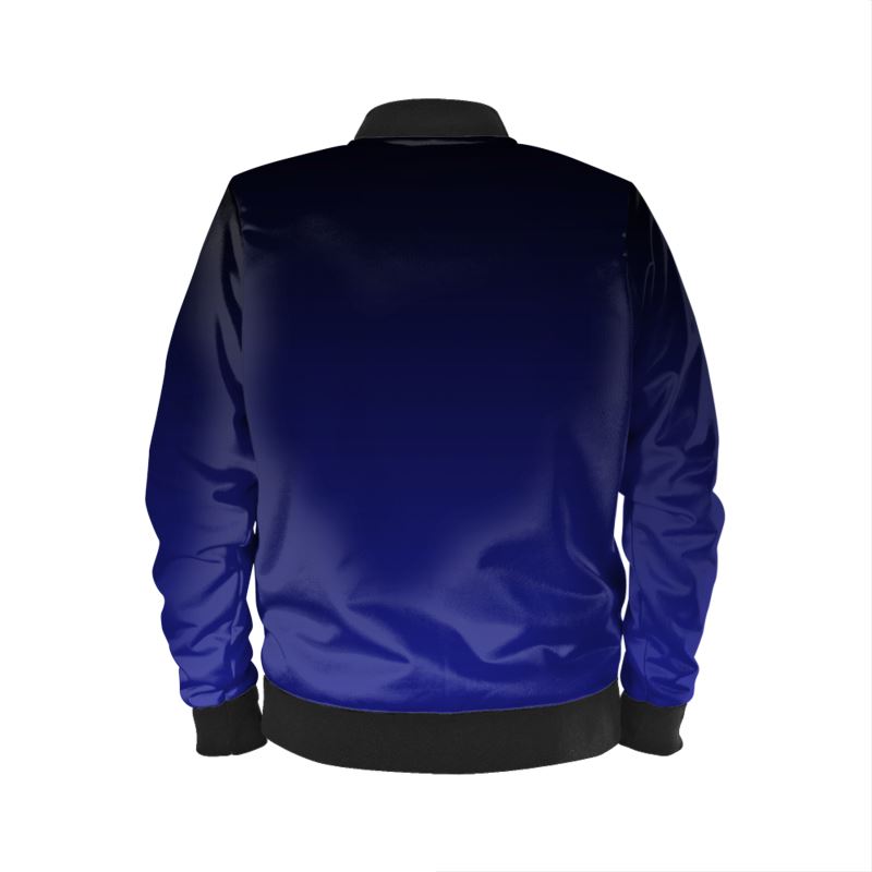 OOTO - BLACK TO BLUE - Mens bomber jacket - 4 INNER/OUTER FINISHES -