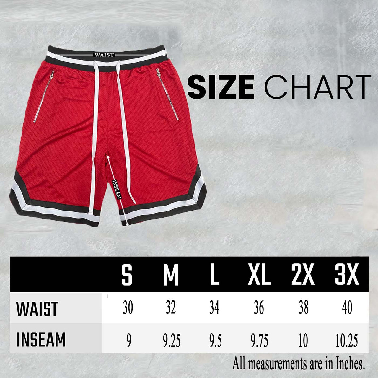 Mens Mesh Lined Basketball Shorts - 1 COLOR -