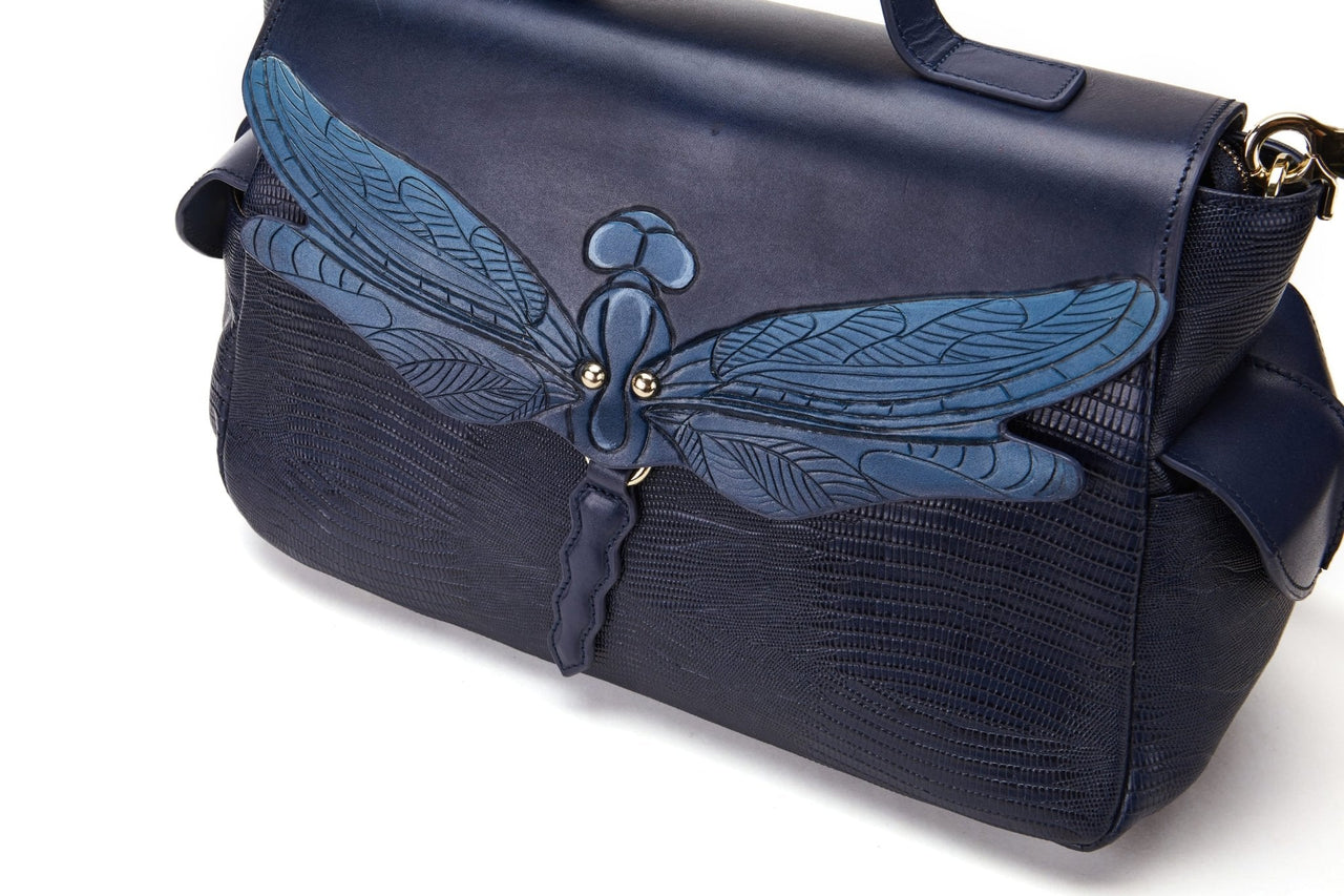 Bellorita - Dragonfly Blue Satchel - 1 COLOR -