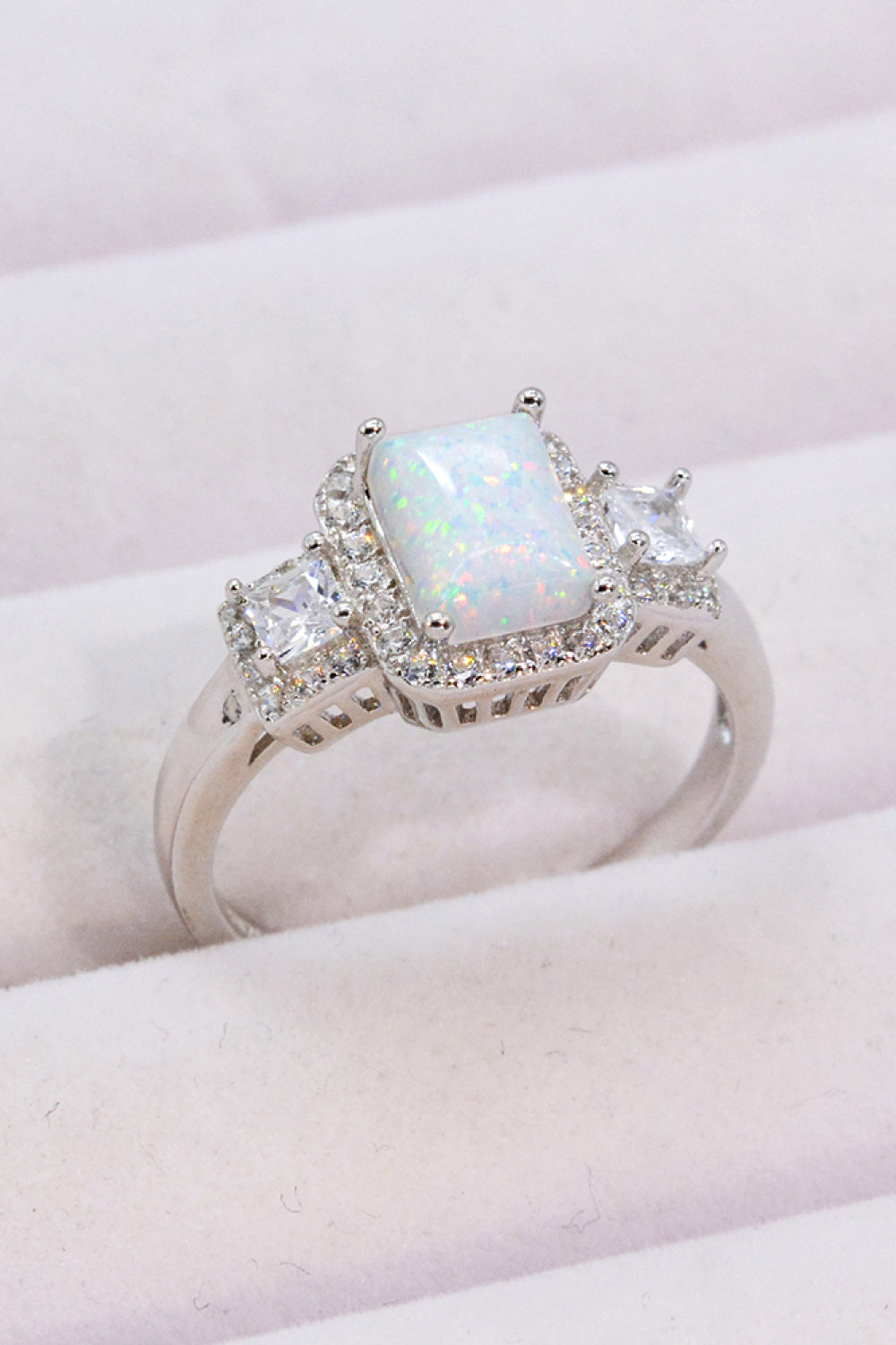 Tell A Story Opal Ring - T - SIZES 5 THRU 10 - 1 COLOR -