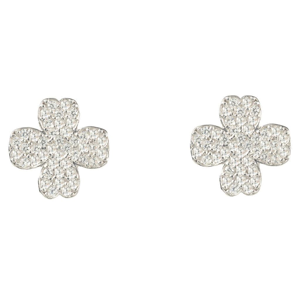 LATELITA - Lucky Four Leaf Clover Earrings - 3 FINISHES -