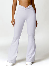 Thumbnail for Twisted High Waist Active Pants with Pockets - T - 5 COLORS -