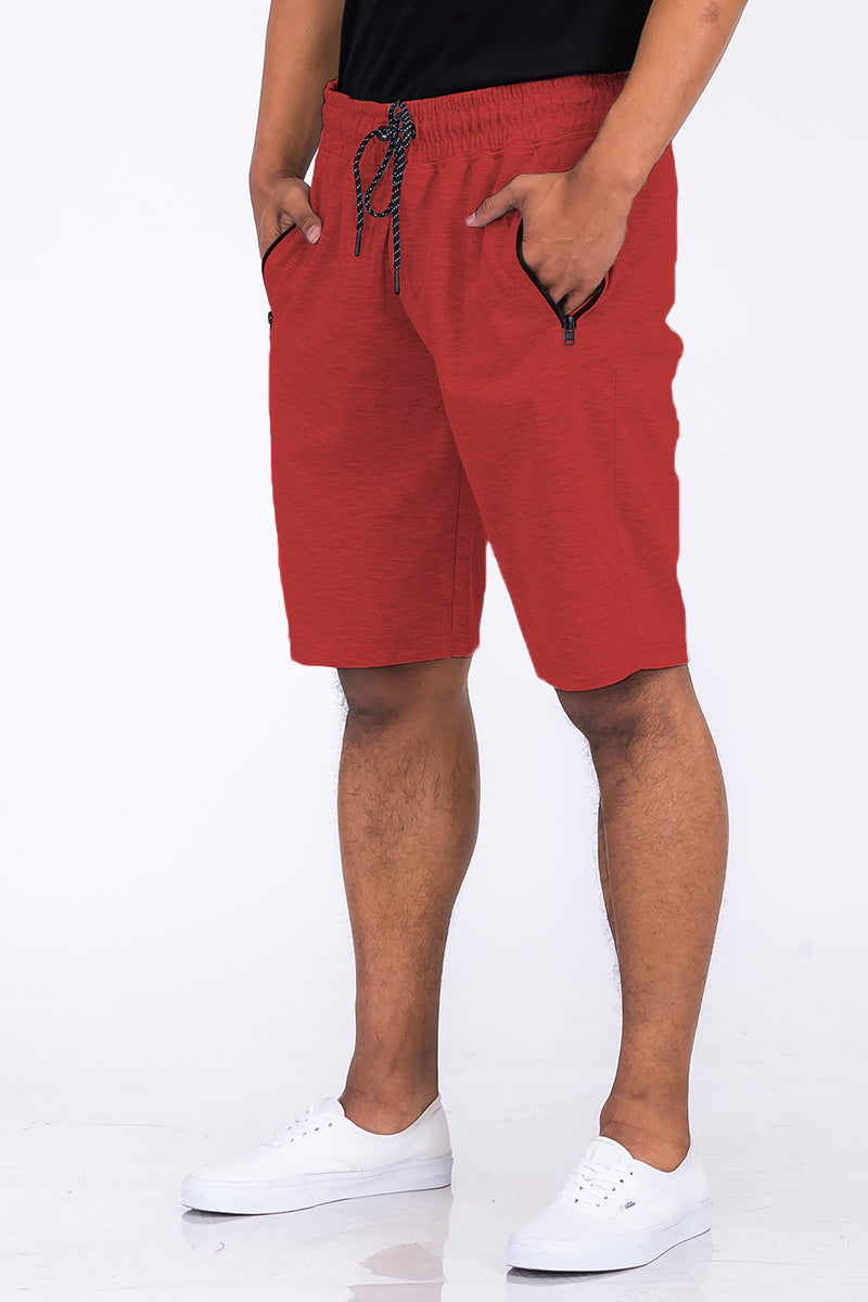 Heathered Cotton Shorts - 1 COLOR -