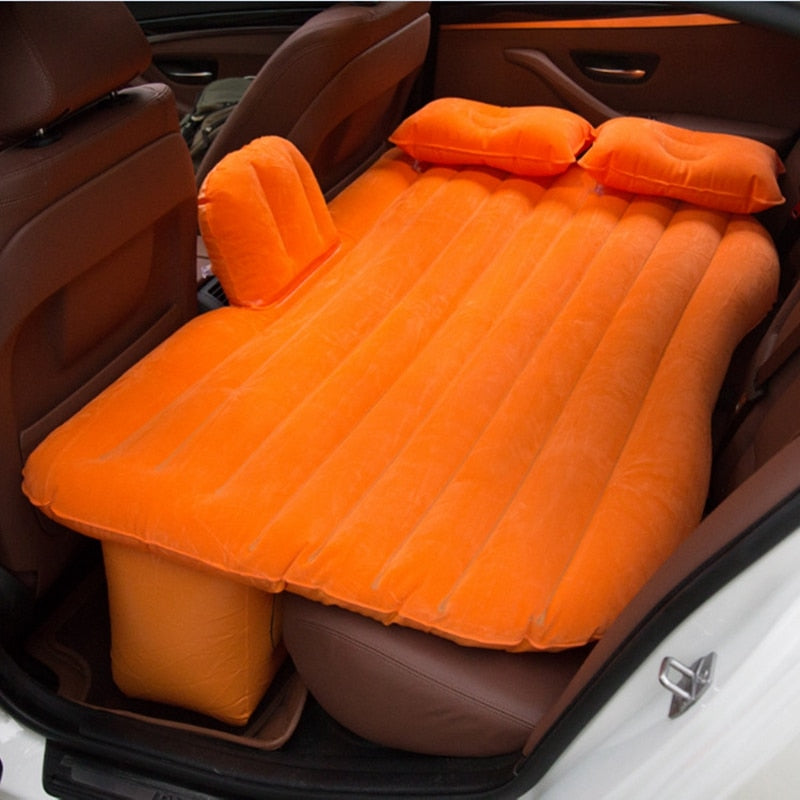 Inflatable Car Bed - Camping Travel bed for back seat - [10 DAY DELIVERY] - 4 COLORS -