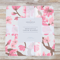 Thumbnail for Cherry Blossom Bamboo Muslin Throw Blanket