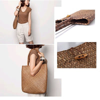 Thumbnail for ClaudiaG - Straw Shopping Bag - 1 COLOR -