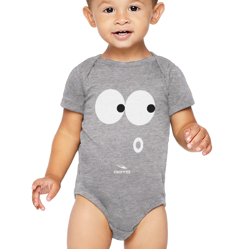 OOTO - EYE SEE - OH OH! - Infant Unisex Premium Soft Cotton Bodysuit - 6 / 24 MOS - 4 COLORS -