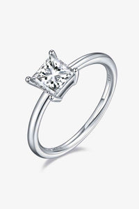 Thumbnail for 1 Carat Moissanite 925 Sterling Silver Solitaire Ring