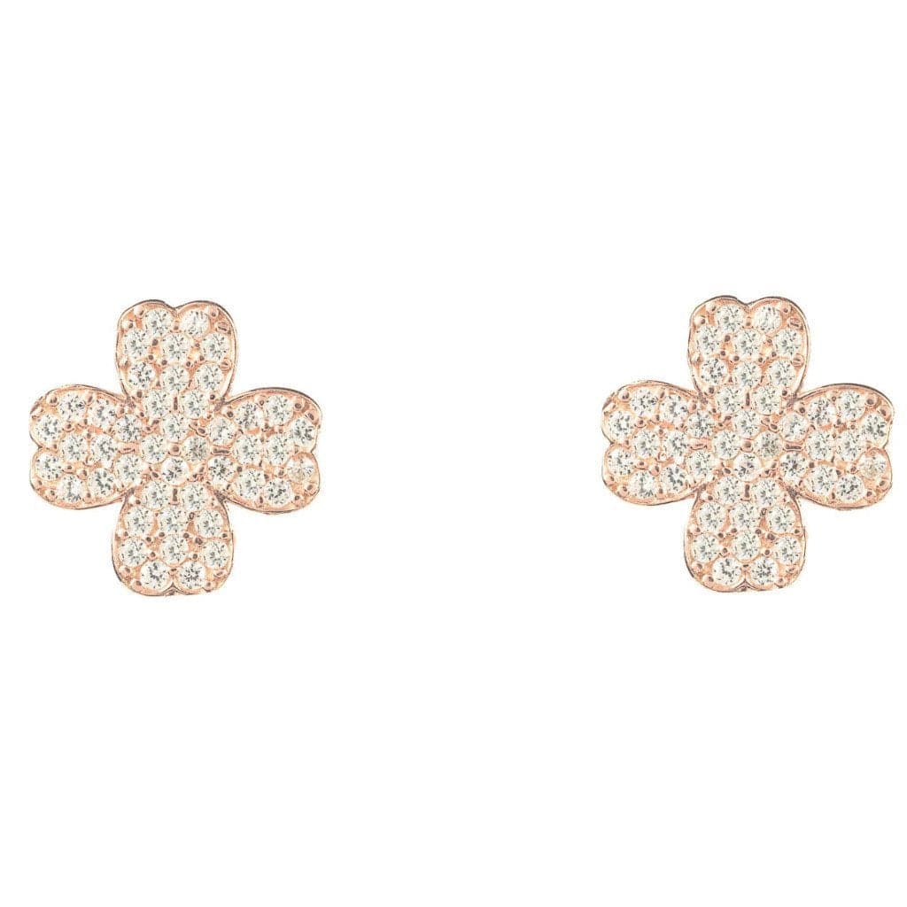 LATELITA - Lucky Four Leaf Clover Earrings - 3 FINISHES -