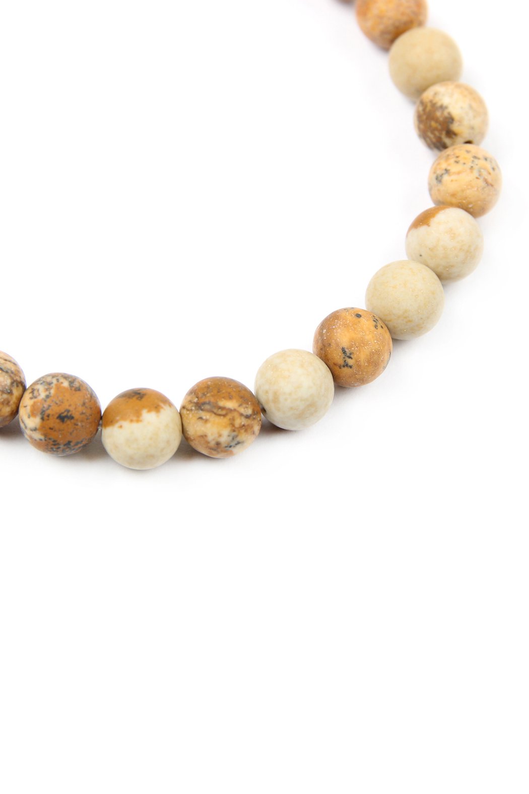 Riah Fashion - "Love and Be Loved" Natural Stone Stretch Bracelet - 2 TONES -