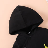 Thumbnail for LITTLE KING Hooded Bodysuit - T - 2 COLORS -