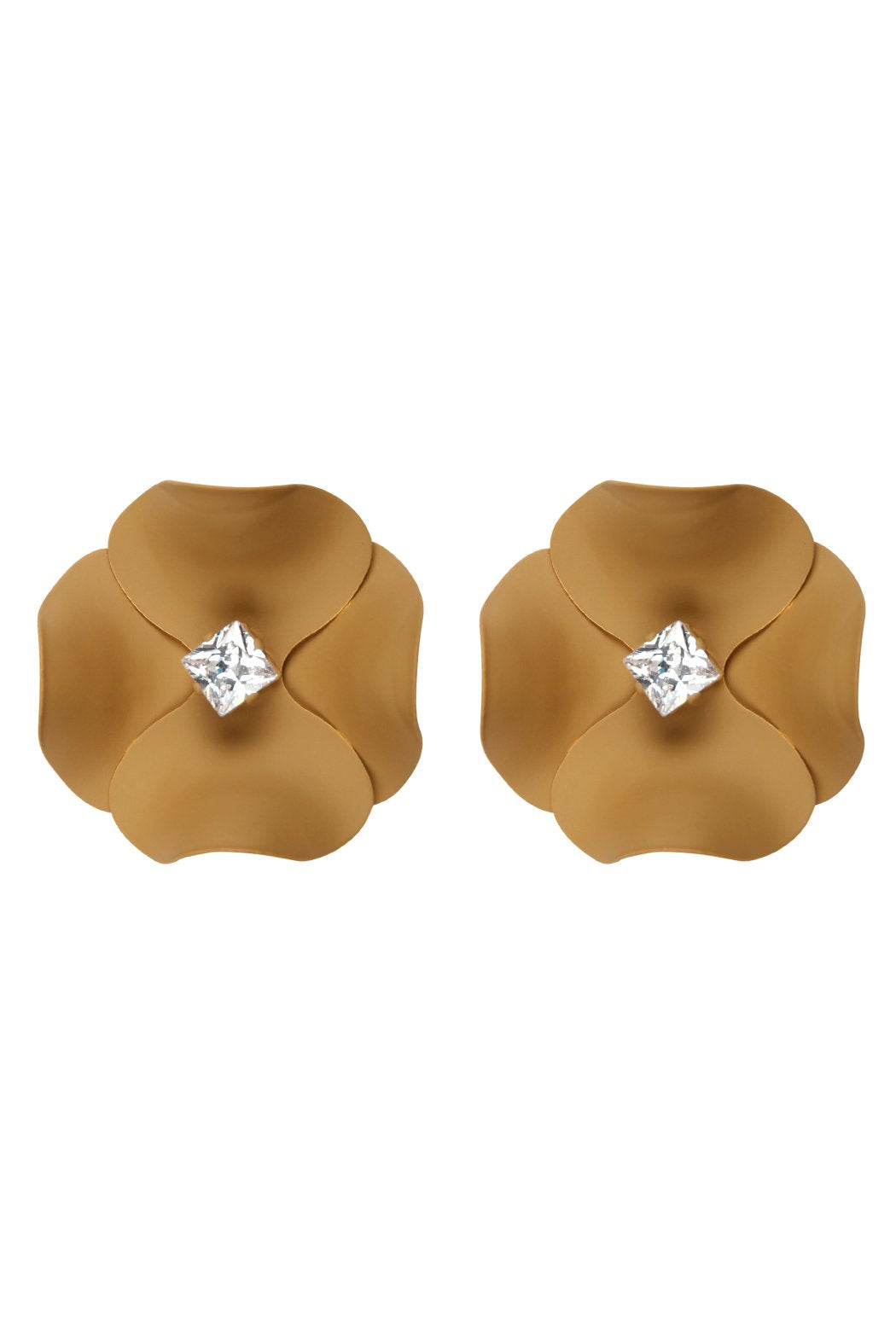 Riah Fashion - Flower Earrings - 7 COLORS -