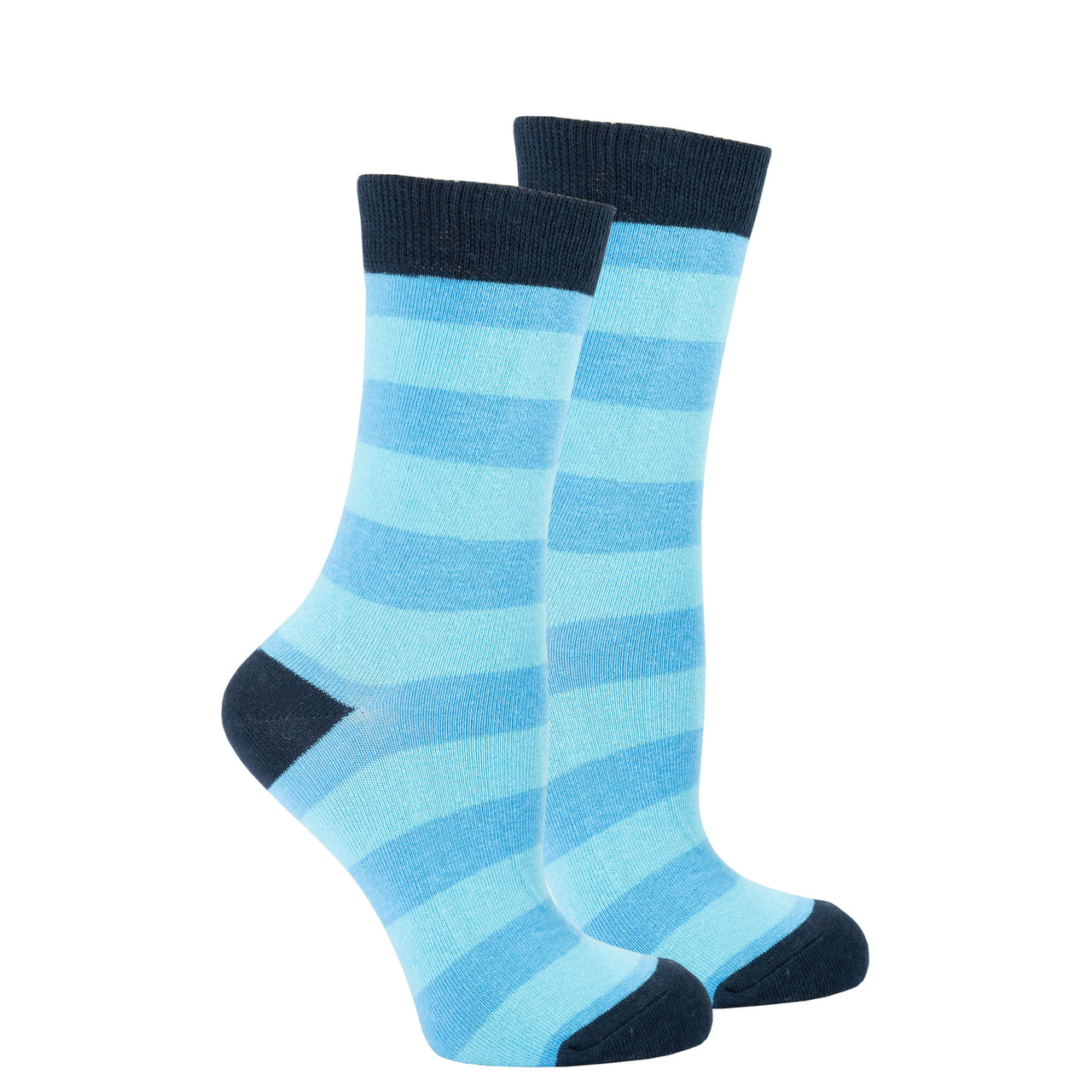 Women's Black Sky Stripe Socks - 1 COLOR -