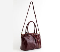 Thumbnail for GUNAS NEW YORK - Madison - Burgundy Croc Vegan Bag - 1 COLOR -