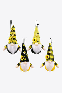 Thumbnail for Set of 4 Sunflower Hanging Gnome Ornaments - 10