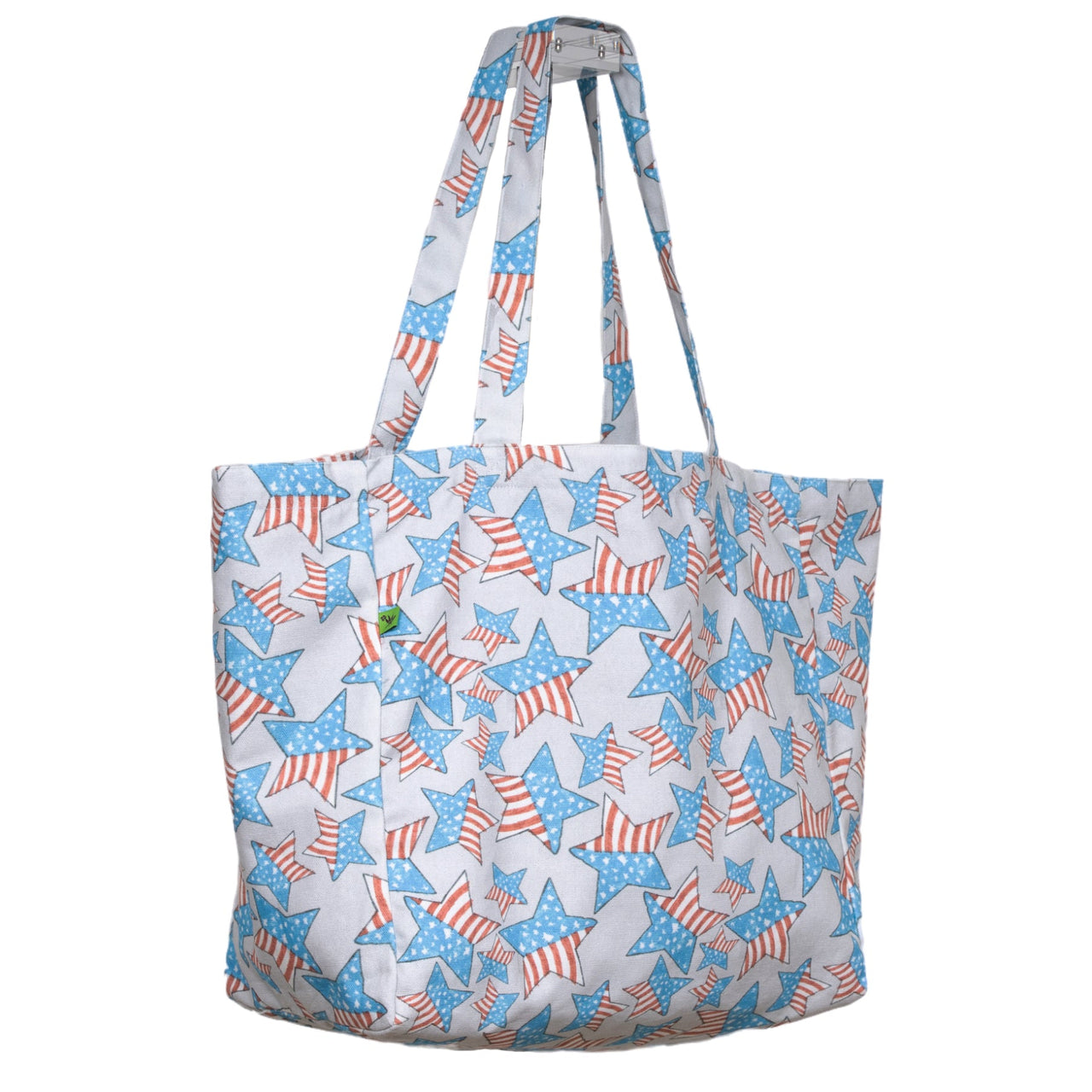 Cabin Measures - American Stars On-The-Go Cotton Tote Bag -