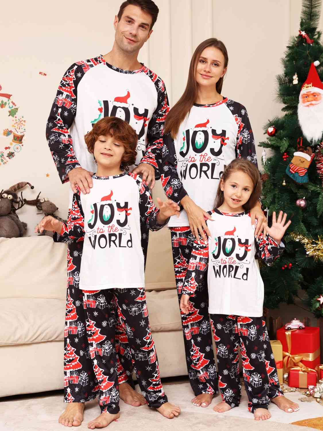 KIDS JOY TO THE WORLD Graphic Two-Piece Set - T -