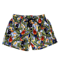 Thumbnail for La Palma Eco-Beachwear: Classic Tropical Style Sustainable Swim Trunks -1 COLOR