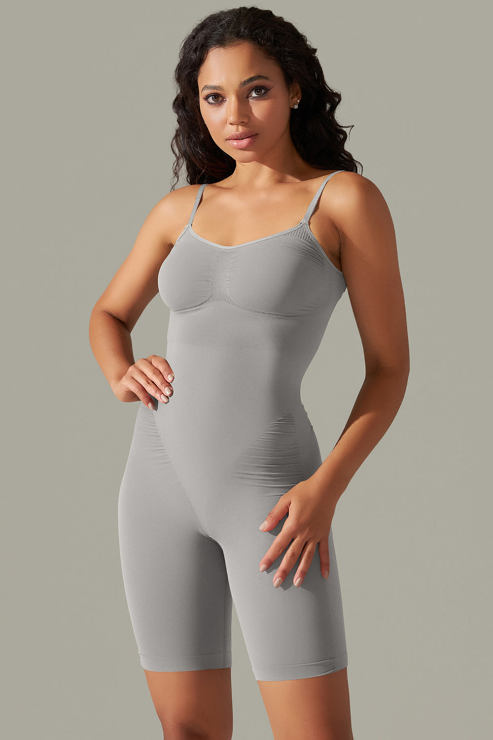 Spaghetti Strap Active Romper - T - 10 COLORS -