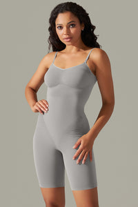 Thumbnail for Spaghetti Strap Active Romper - T - 10 COLORS -