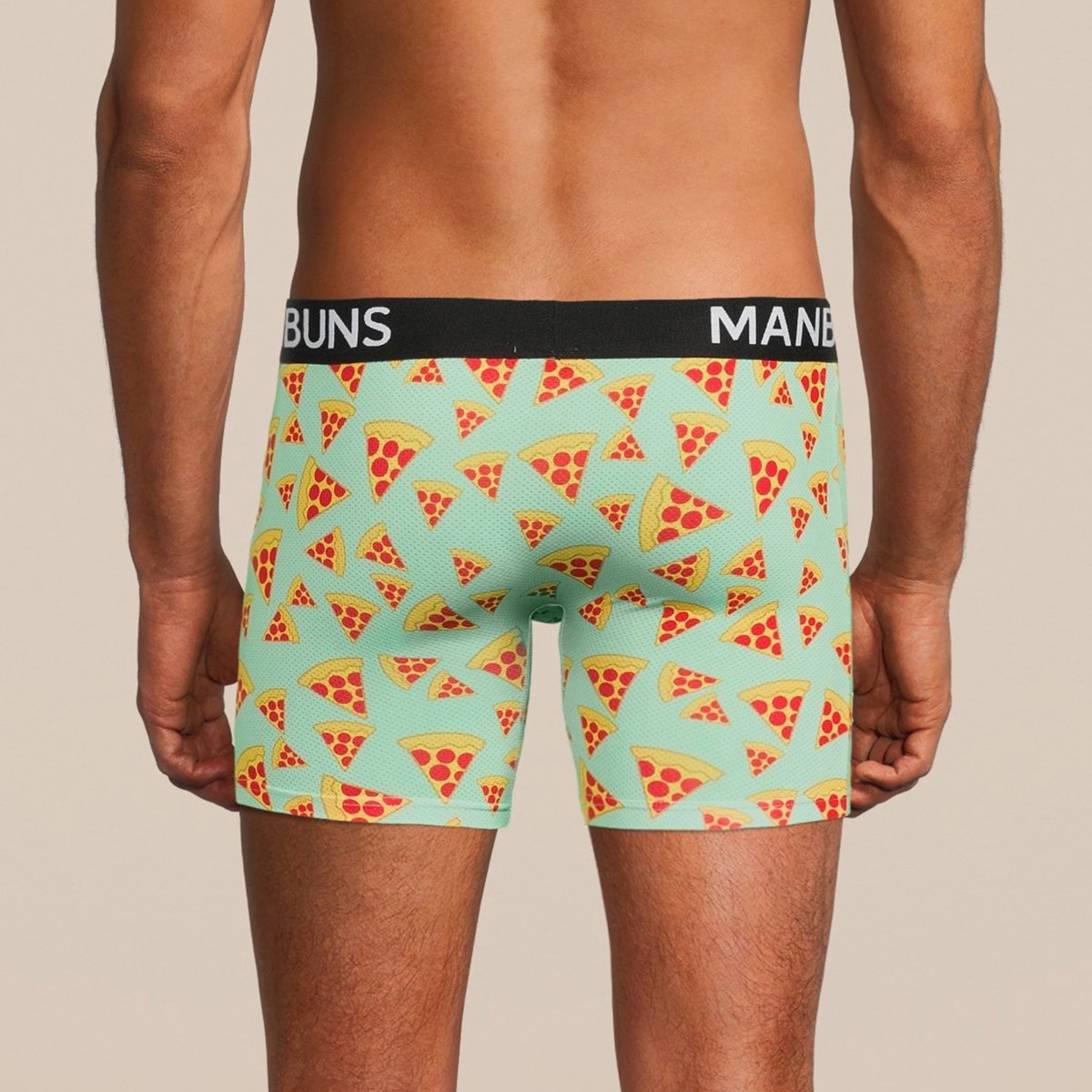 Men's Pizza Boxer Brief Underwear and Sock Set -