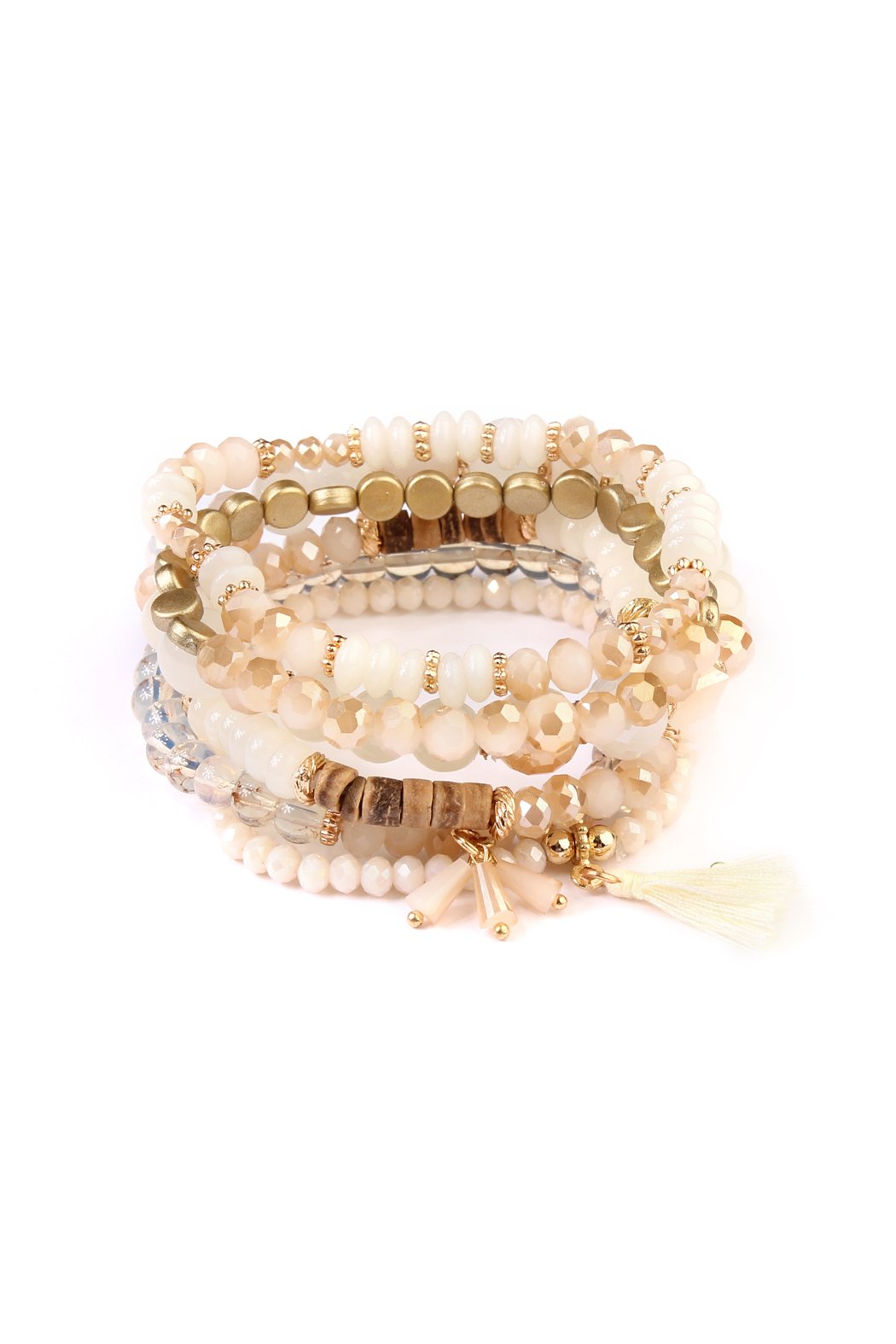 Beads Stack Bracelet - 5 COLORS