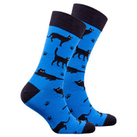 Thumbnail for Men's Shadow Cat Socks - 1 COLOR -