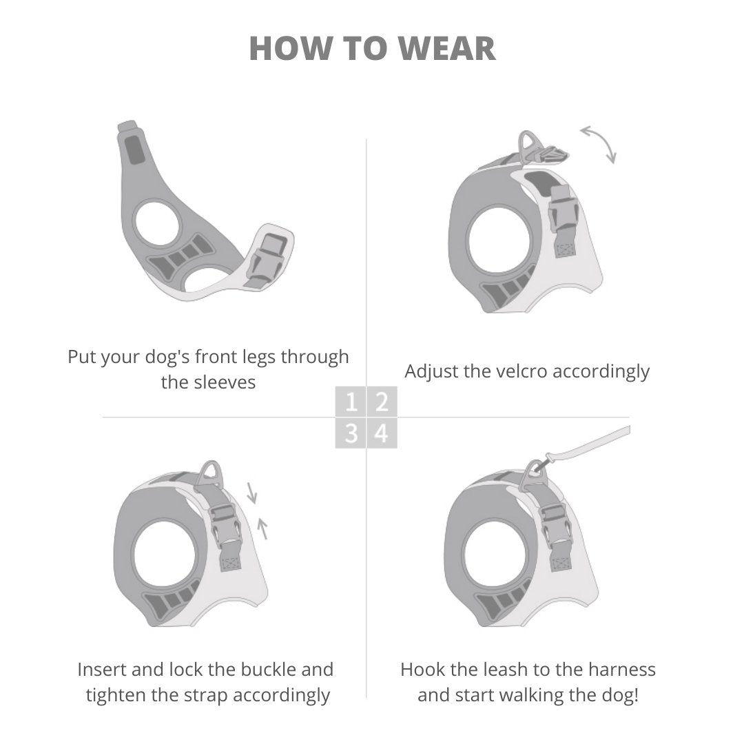 Instachew - PETKIT Air Fly Dog Harness - 4 SIZES -